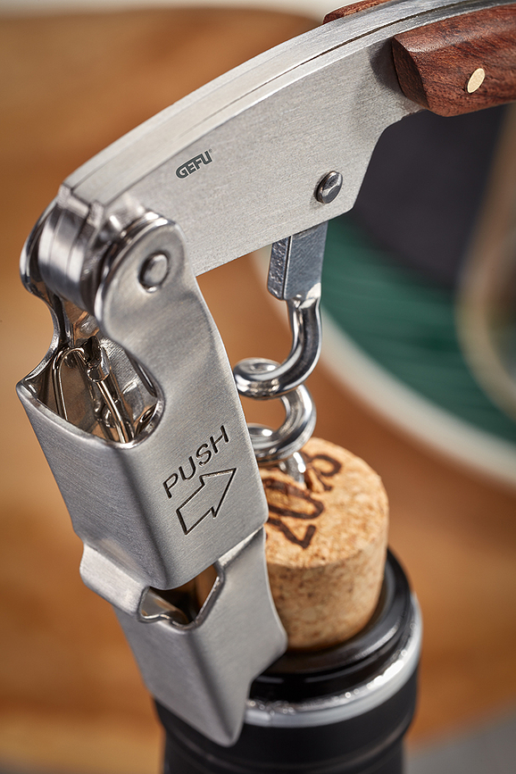 Sacacorchos de camarero con cortacápsulas Palissa