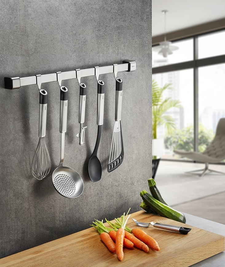 Smartline Barre de suspension pour ustensiles de cuisine