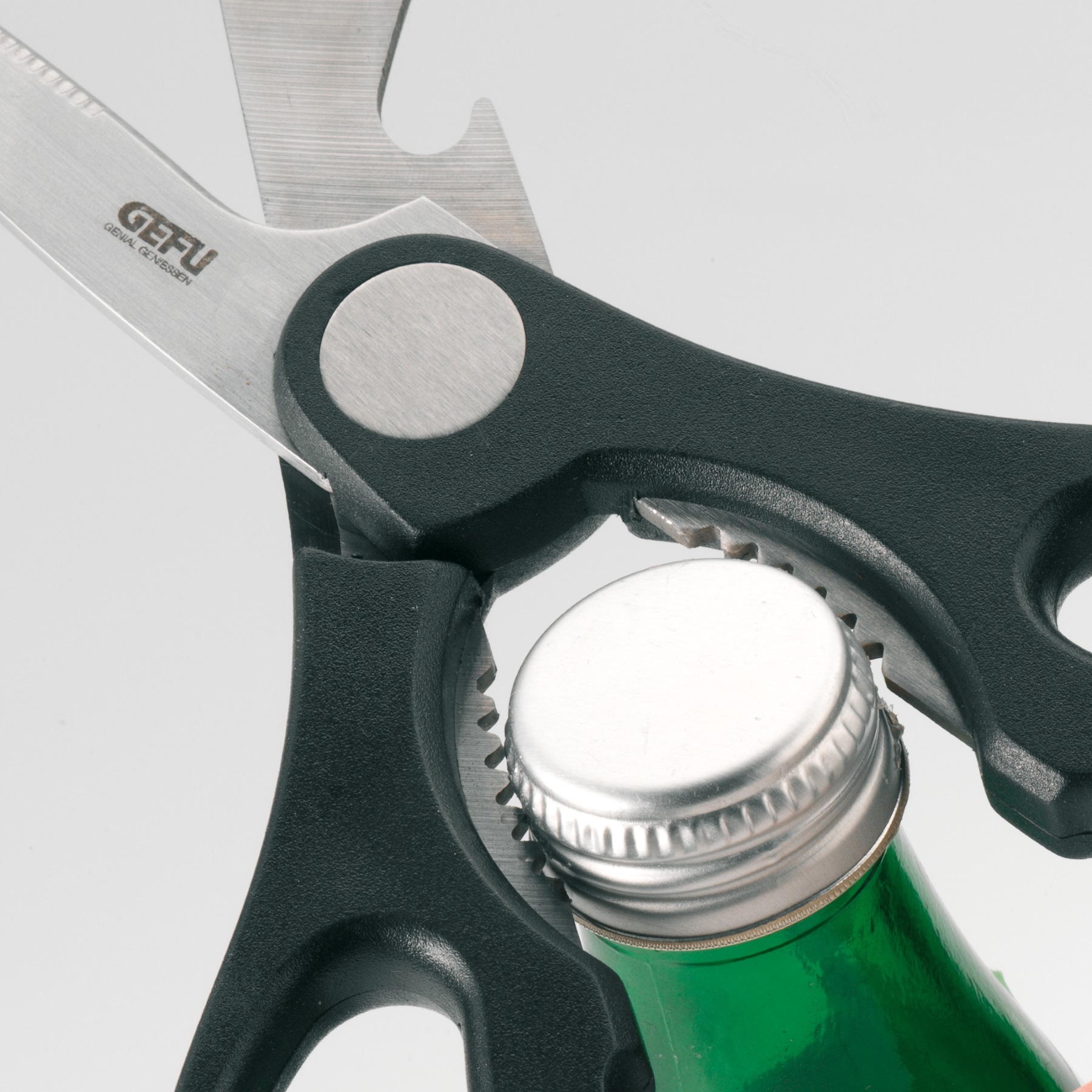 Gefu Multi-Use Kitchen Shears, Hight Grade Stainless Steel, Bottle