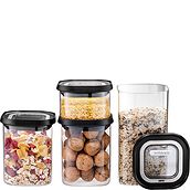 Virtuves konteineri Pantry stikla 4 gab.