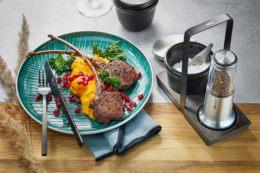 X-Plosion Podstavek za srednje mlinčke, z ročajem