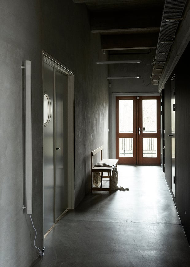 Aplique de Pared con interruptor Radent, 135 cm, blanco