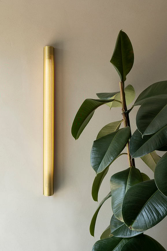 Aplique de Pared Radent, 67 cm, negro