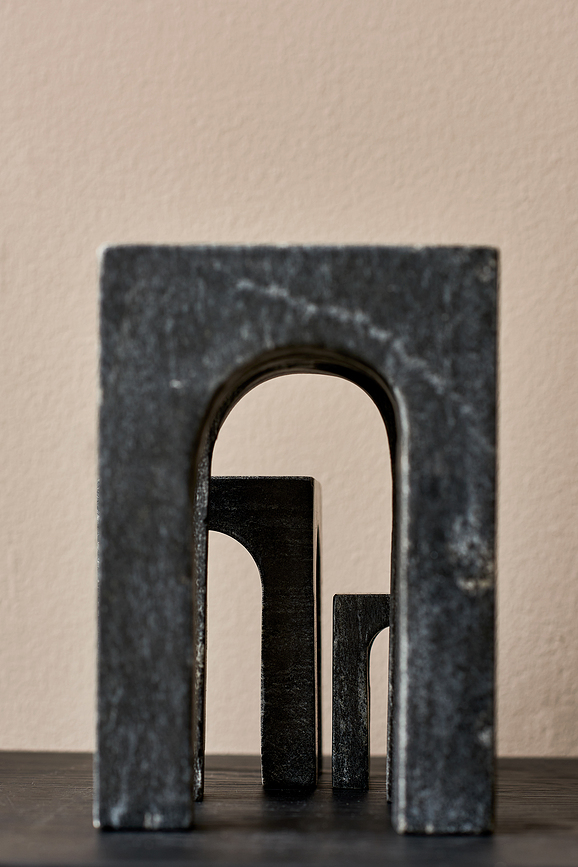 Arkis Držači za Knjige crni 3 kom.