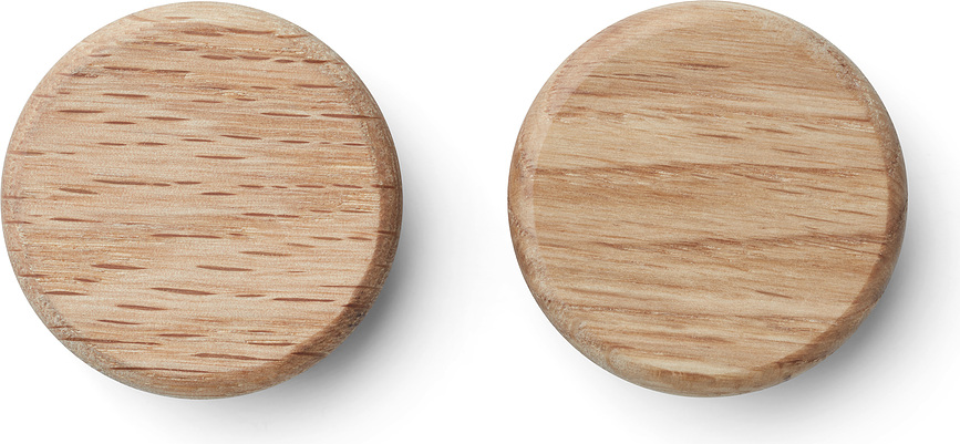 Clips de Fijación para zócalo Flex, 4 cm, roble claro, 2 unidades