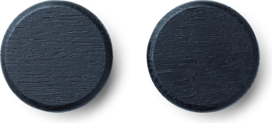 Clips de fijación para zócalo Flex, 4 cm, roble negro, 2 unidades