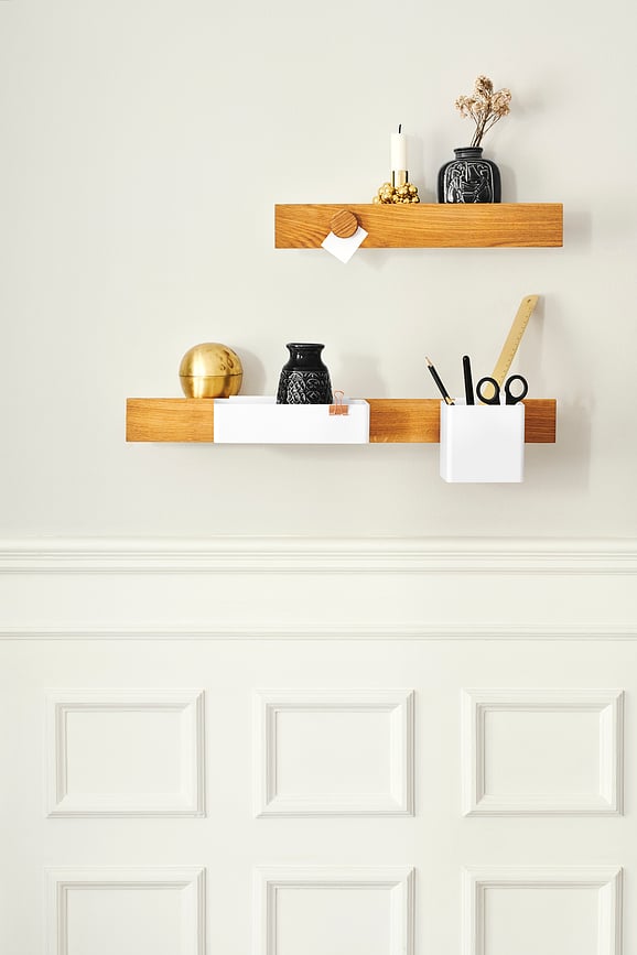 Contenedor de latón Flex, 10,5 cm, con gancho