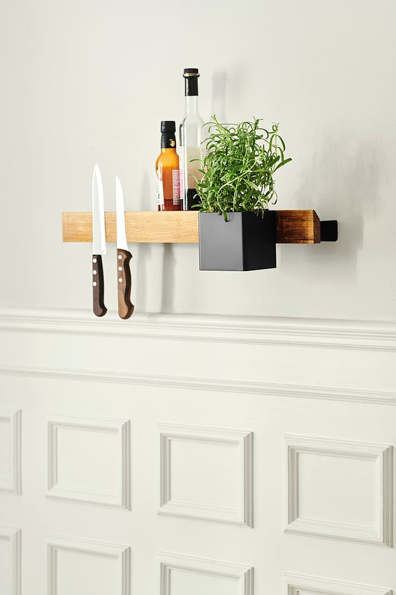 Contenedor de latón Flex, 10,5 cm, con gancho