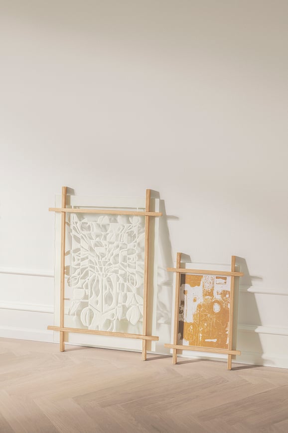 Daiku Cadre pour Affiche 50 x 70 cm, chêne clair