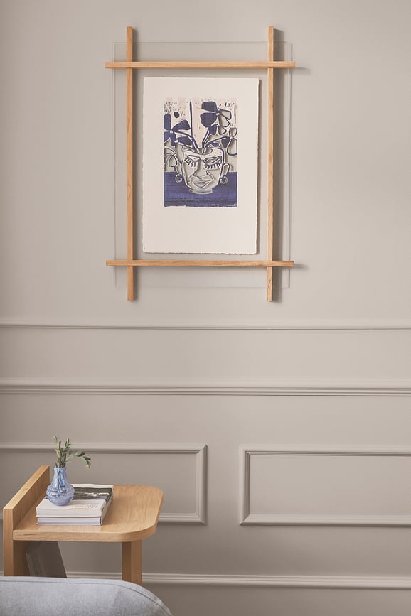 Daiku Cadre pour Affiche 50 x 70 cm, chêne clair