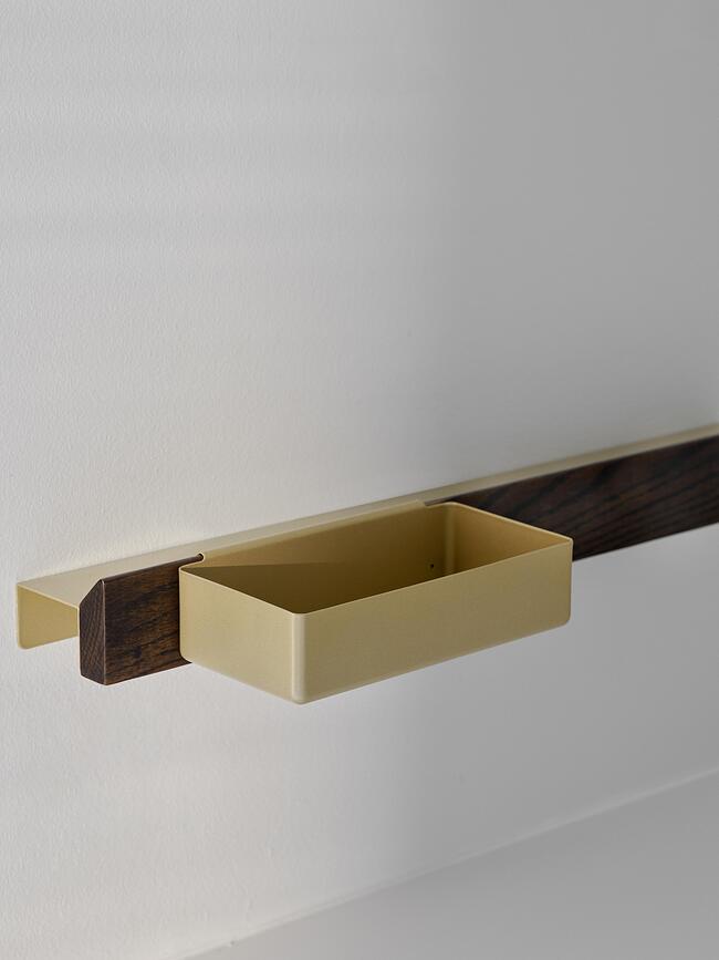 Flex Δοχείο πολλαπλών χρήσεων με γάντζο, 21 x 12,5 cm, μαύρο