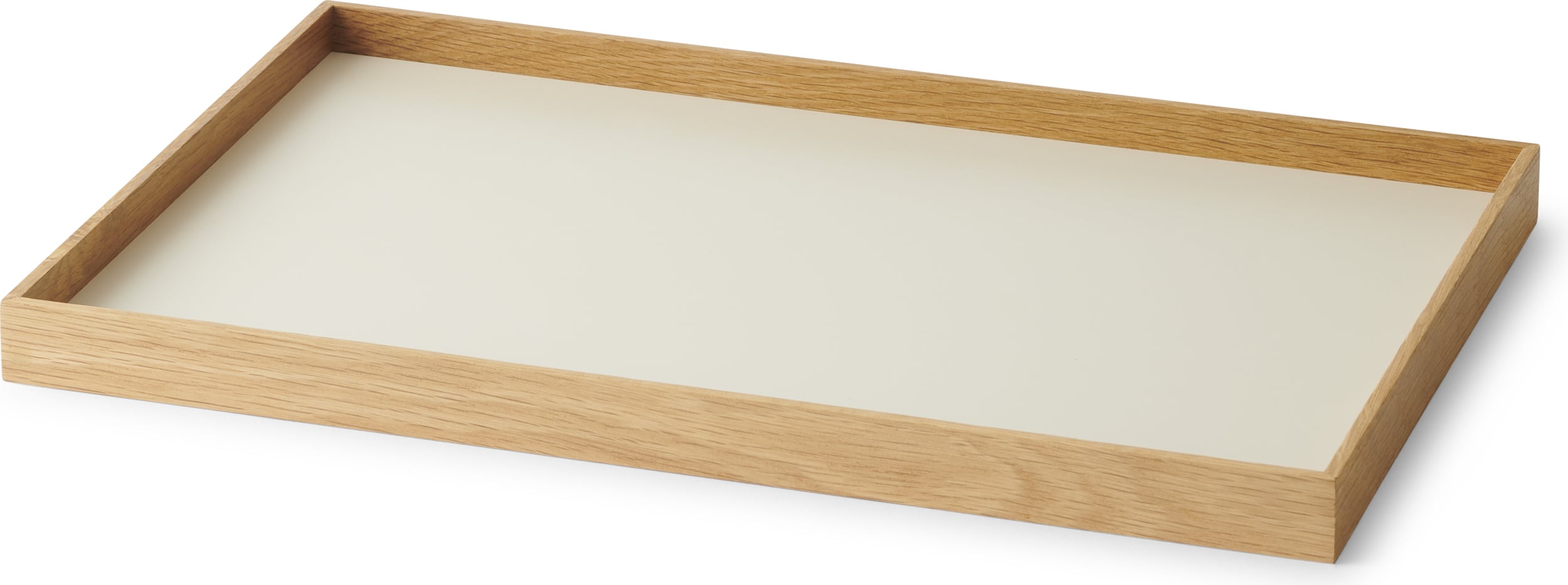 Frame Dekoratives Tablett M beige Eiche hell