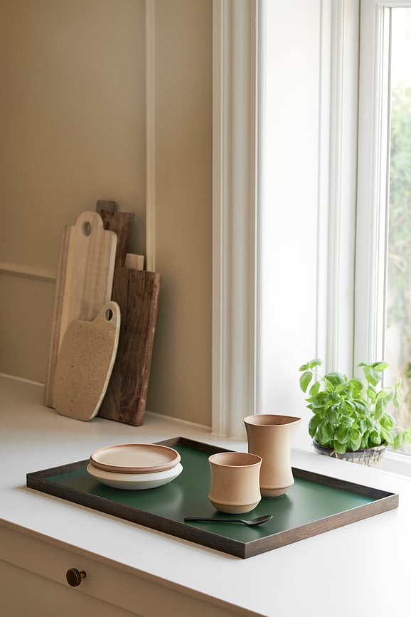 Frame L Dekorativni Pladanj sivi tamni hrast