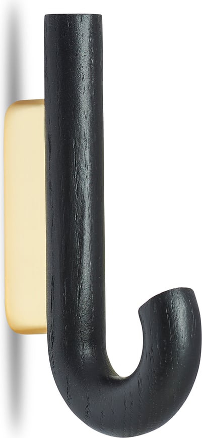 Gancho de Pared de roble negro Gejst, 13,3 cm