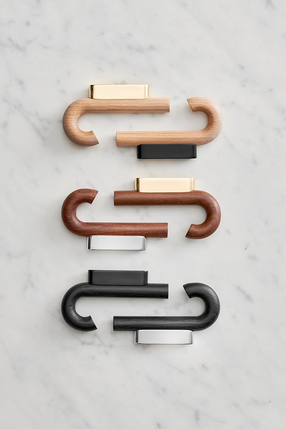 Gancho de Pared de roble negro Gejst, 13,3 cm