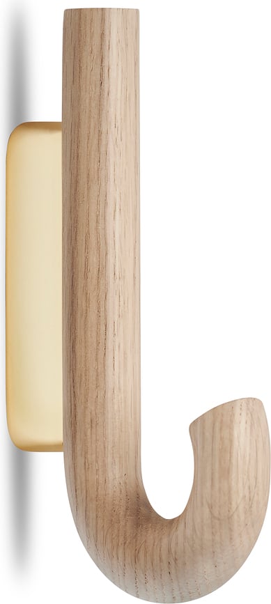 Gejst Kuka zidna 13,3 cm crna svijetli hrast