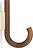 Gejst Wandhaken, 19 cm, Messing, Walnussholz