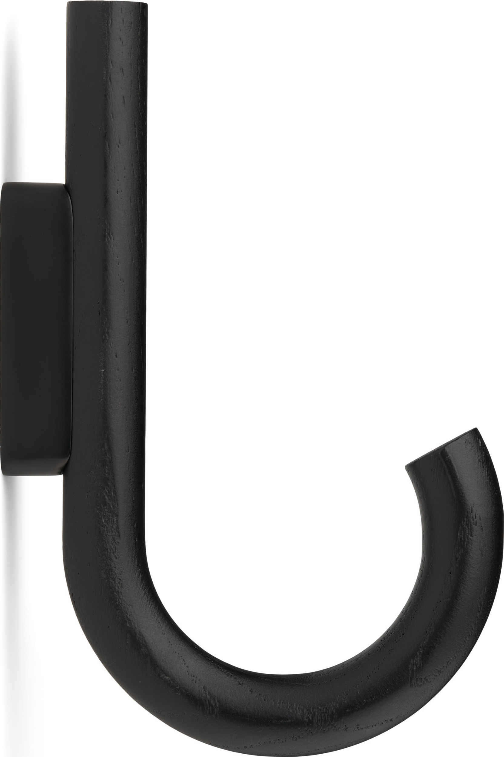 Gejst Wandhaken, 19 cm, schwarz, Eiche schwarz