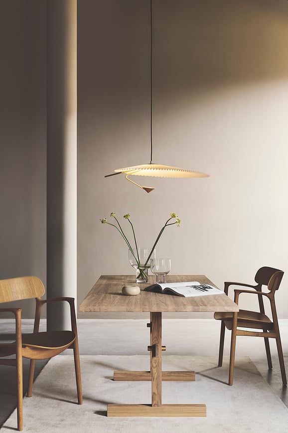 Jarrón Nebl, 35 cm, transparente