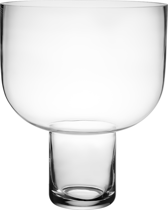 Jarrón Nebl, transparente