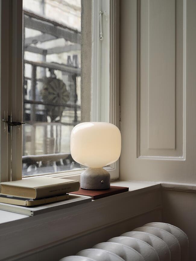 Lámpara de Mesa inalámbrica Meemo, blanca