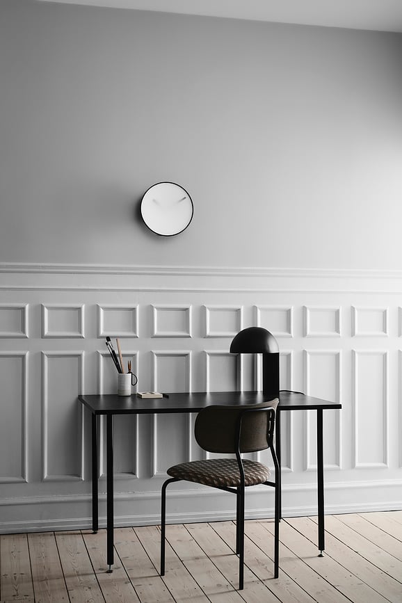 Lámpara de mesa Leery, 40 cm, blanca