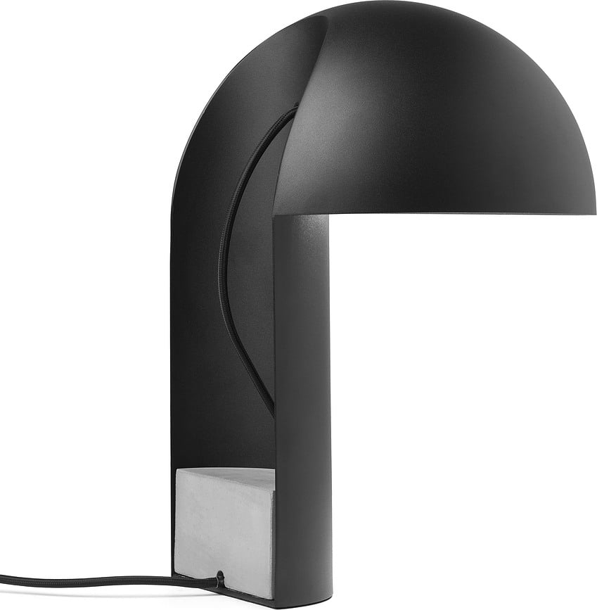 Lámpara de mesa Leery, 40 cm, blanca