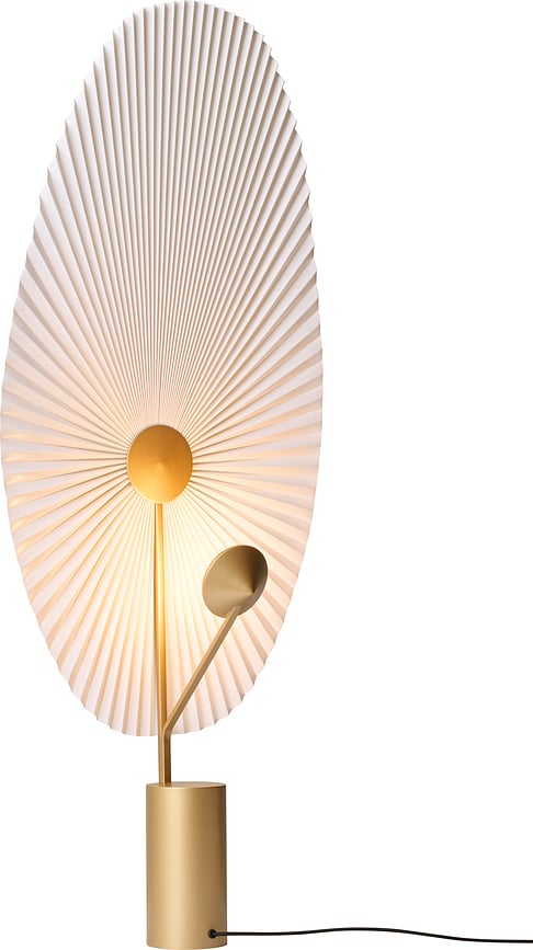 Lámpara de Pie de latón Liris, 118 cm