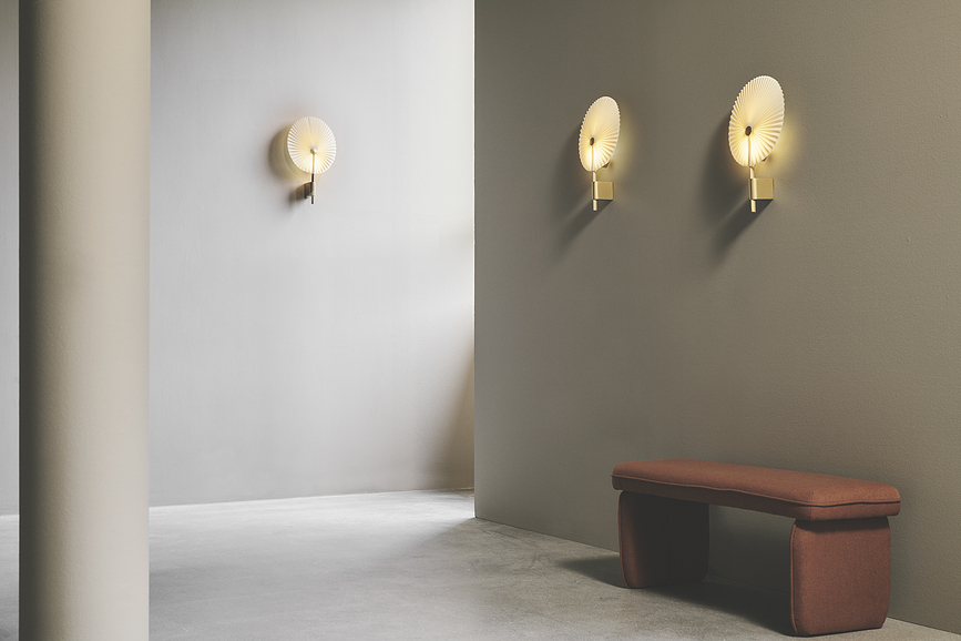 Liris Lampe Murale 45,5 cm, laiton