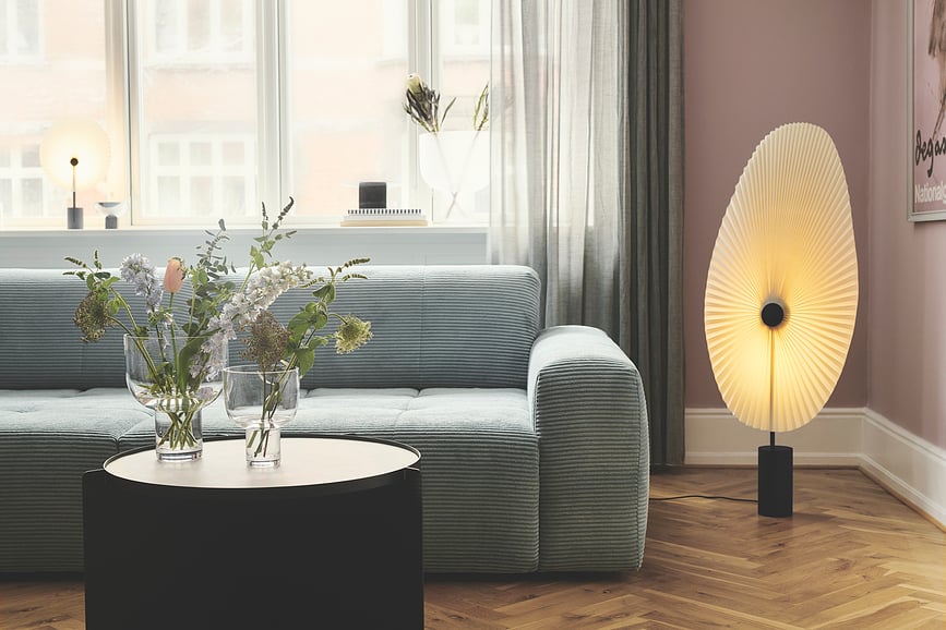 Liris Podna Lampa 118 cm mjedena