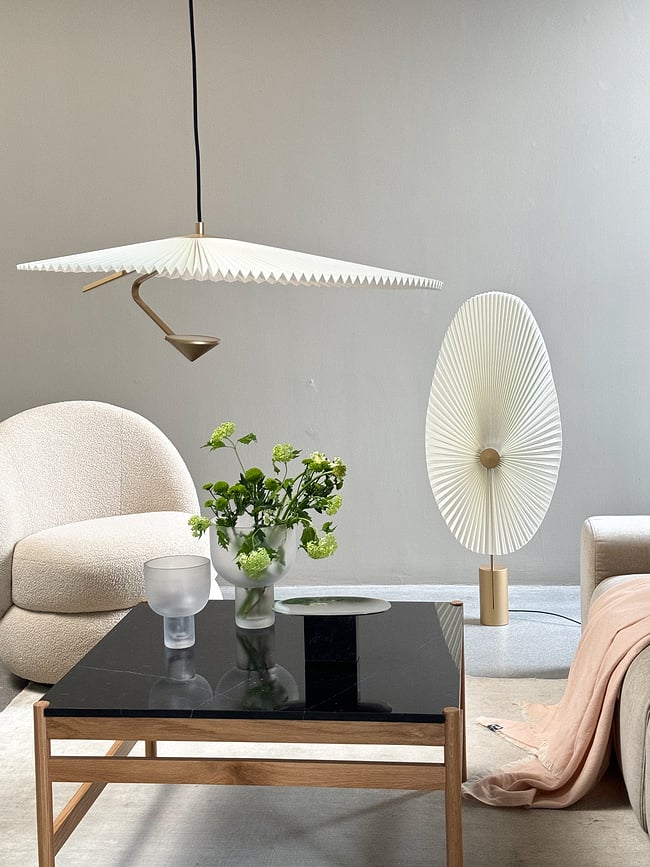 Liris Podna Lampa 118 cm mjedena