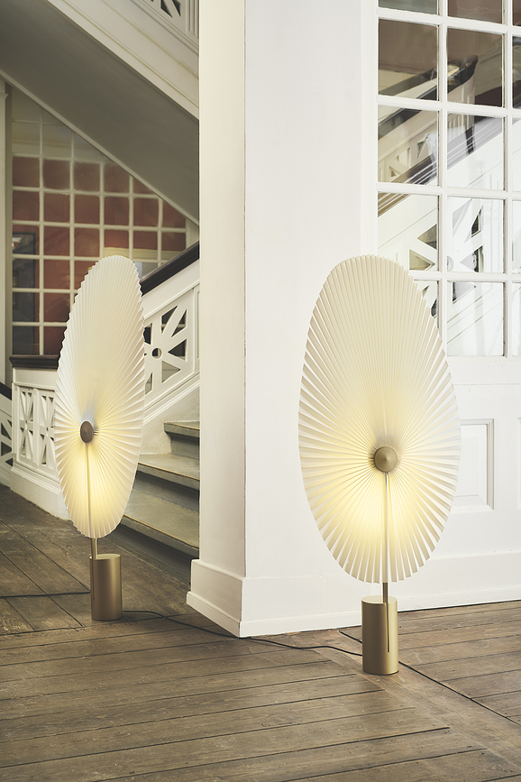 Liris Lampadaire 118 cm, laiton