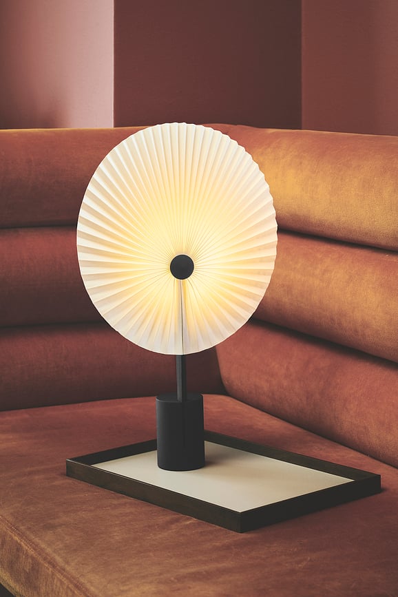 Liris Lampe de Table sans fil, 45 cm, noire