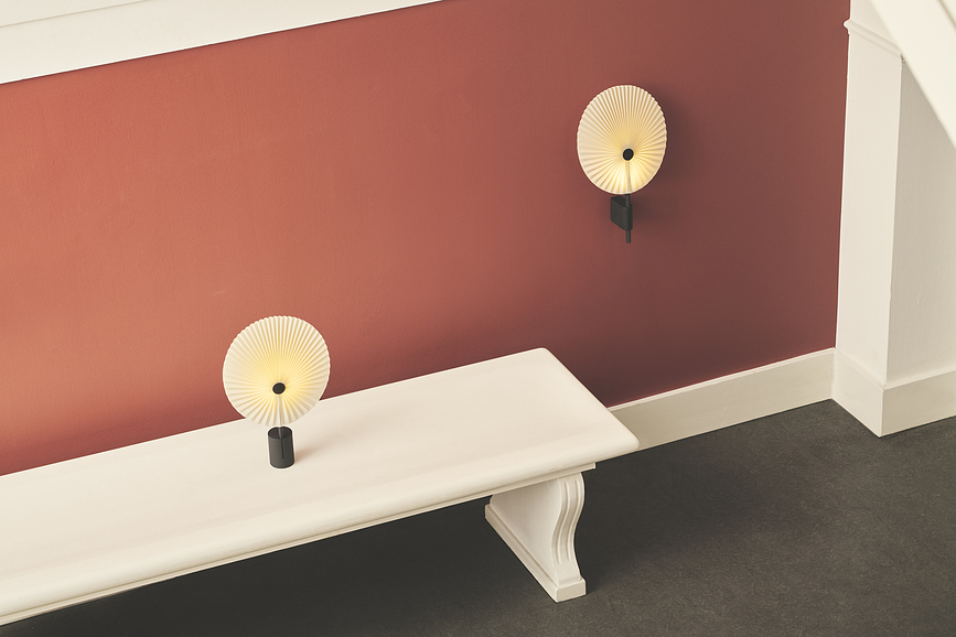 Liris Brezžična namizna svetilka, 45 cm, črna