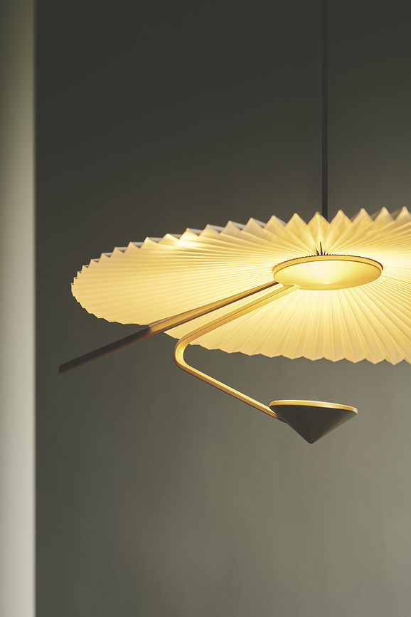 Liris Suspension, en laiton