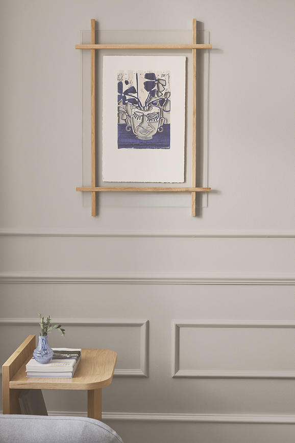 Marco Daiku, 50 x 70 cm, efecto roble claro