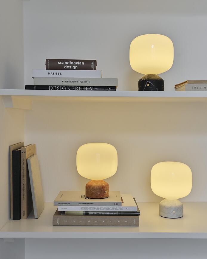 Meemo Stolna Lampa bežična bijela