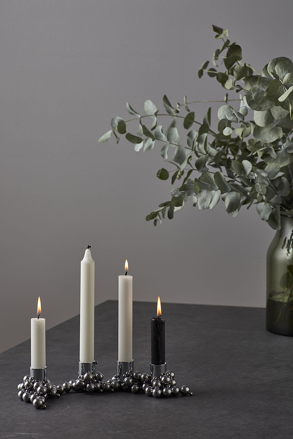 Molekyl ΚΗΡΟΠΗΓΙΑ μαγνητικά, για κλασικά κεριά, ορείχαλκος, 4 τμχ