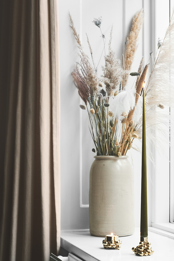 Molekyl Bougeoir Chauffe-Plat magnétique, en laiton