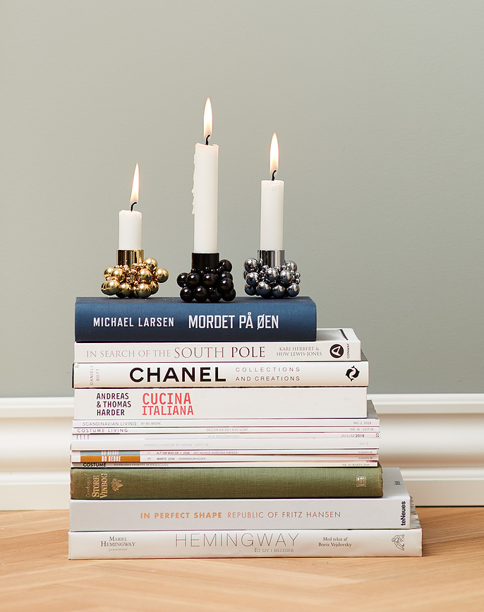 Molekyl Svijećnjak magnetski krom za klasičnu svijeću