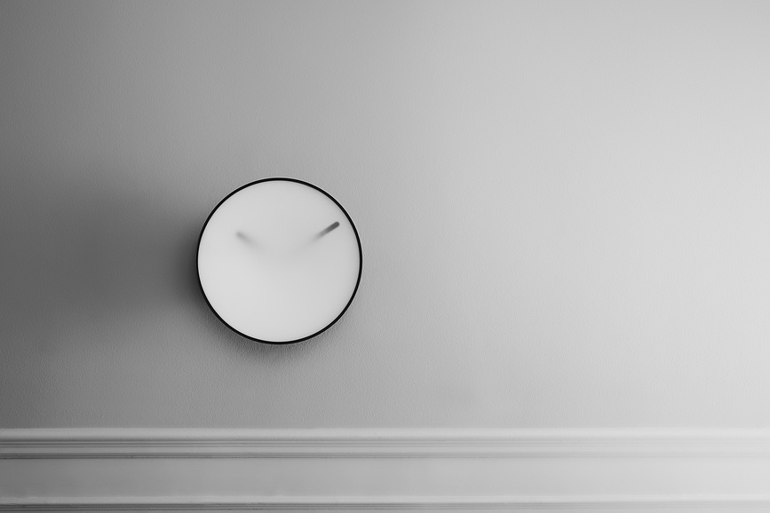 Momentt Horloge Murale 30 cm, noire