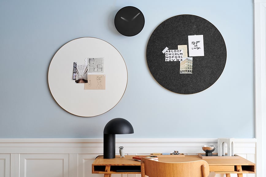 Momentt Sat zidni 30 cm crni