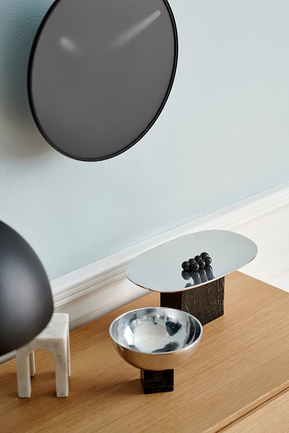 Momentt Sat zidni 30 cm crni