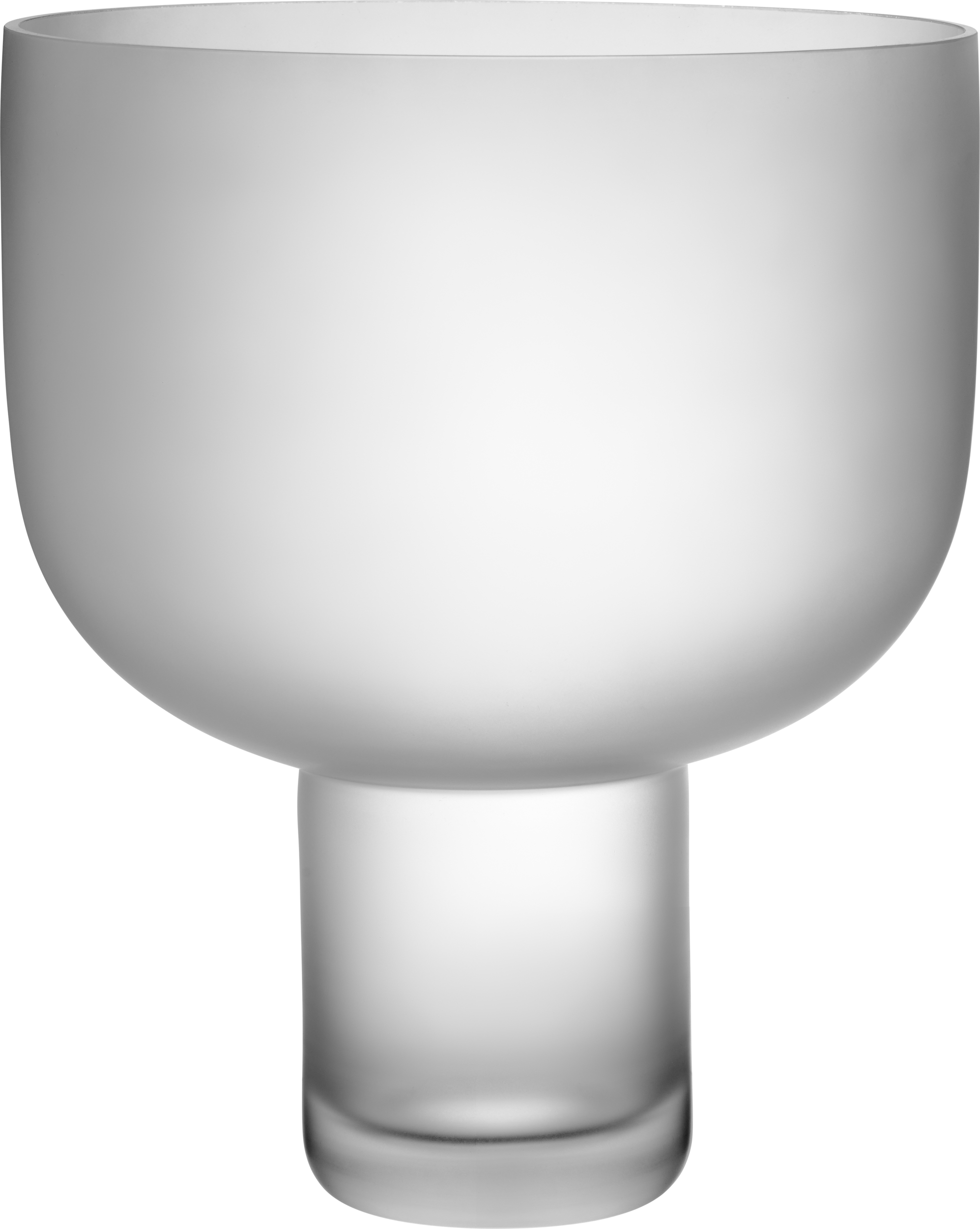 Nebl Vase 35 cm gefrostet