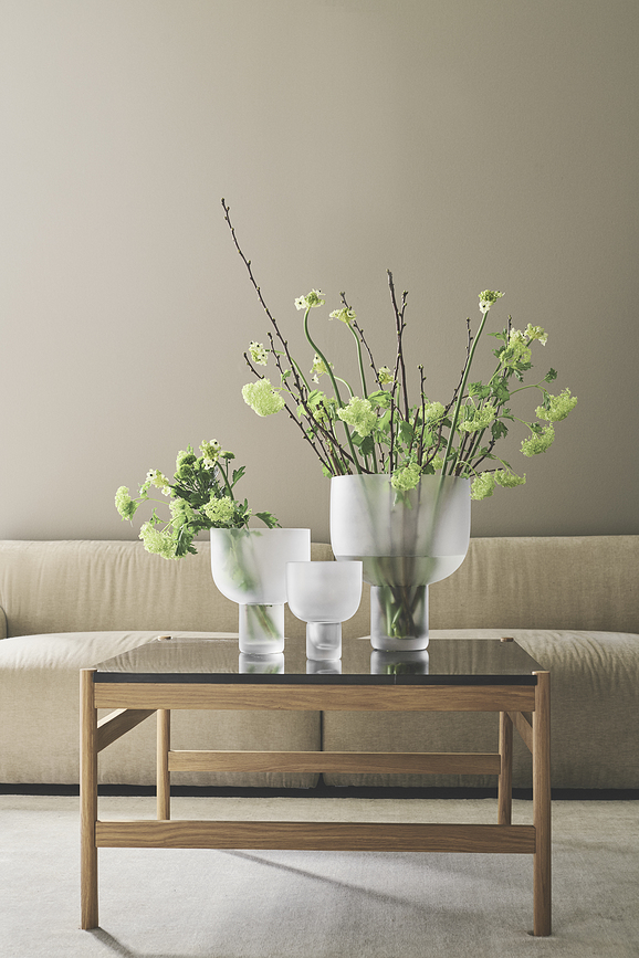 Nebl Vase 18 cm, givré