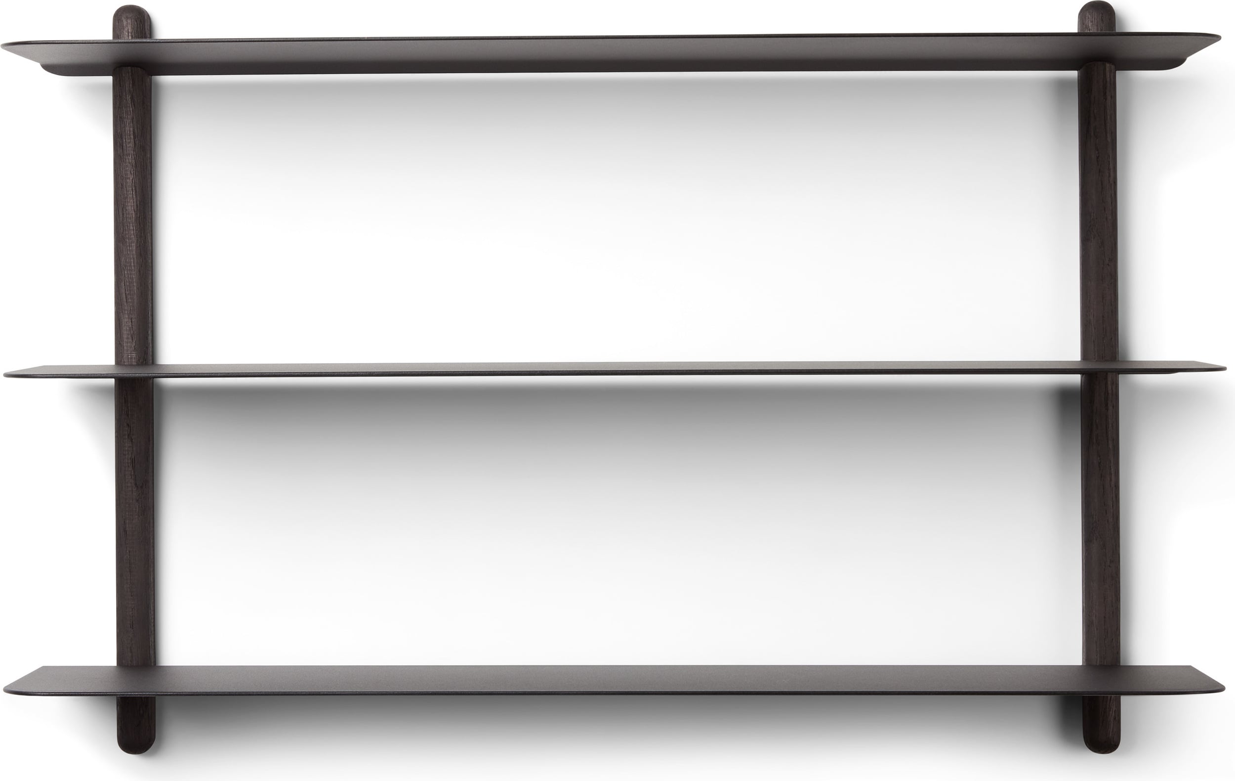 Nivo A Wandregal 42 cm schwarze Esche