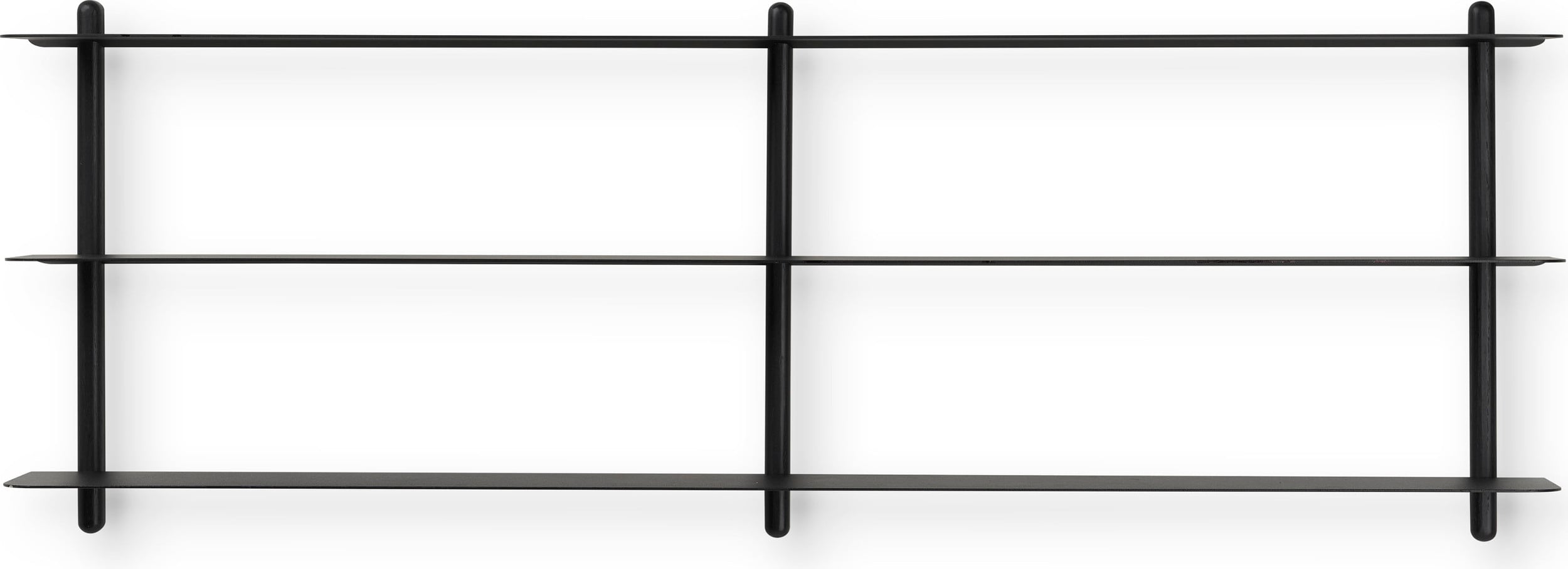 Nivo D Wandregal 42 cm schwarze Esche