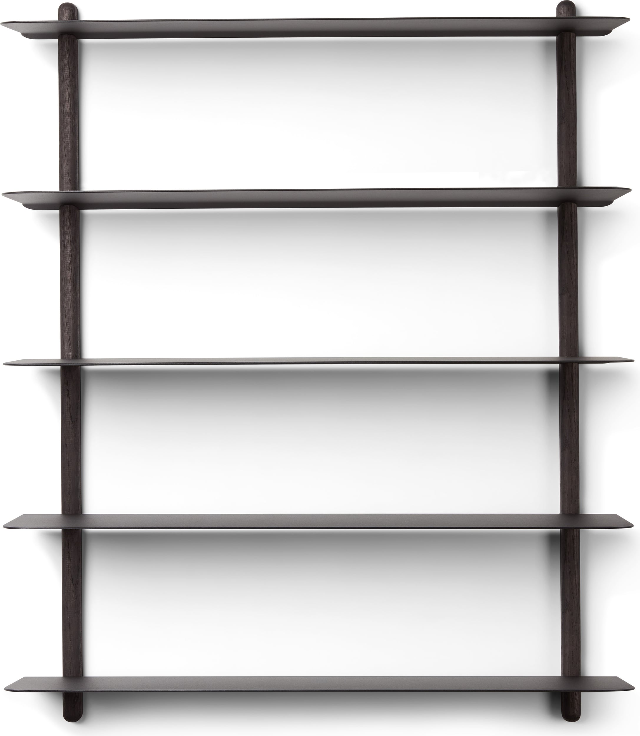 Nivo E Wandregal 76 cm schwarze Esche