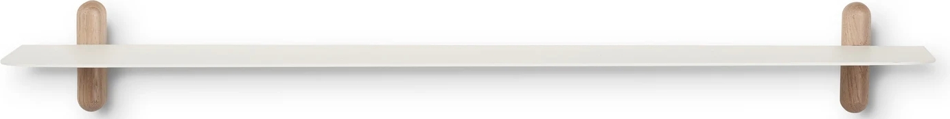 Nivo G Wandregal 64 cm weiß Eiche hell
