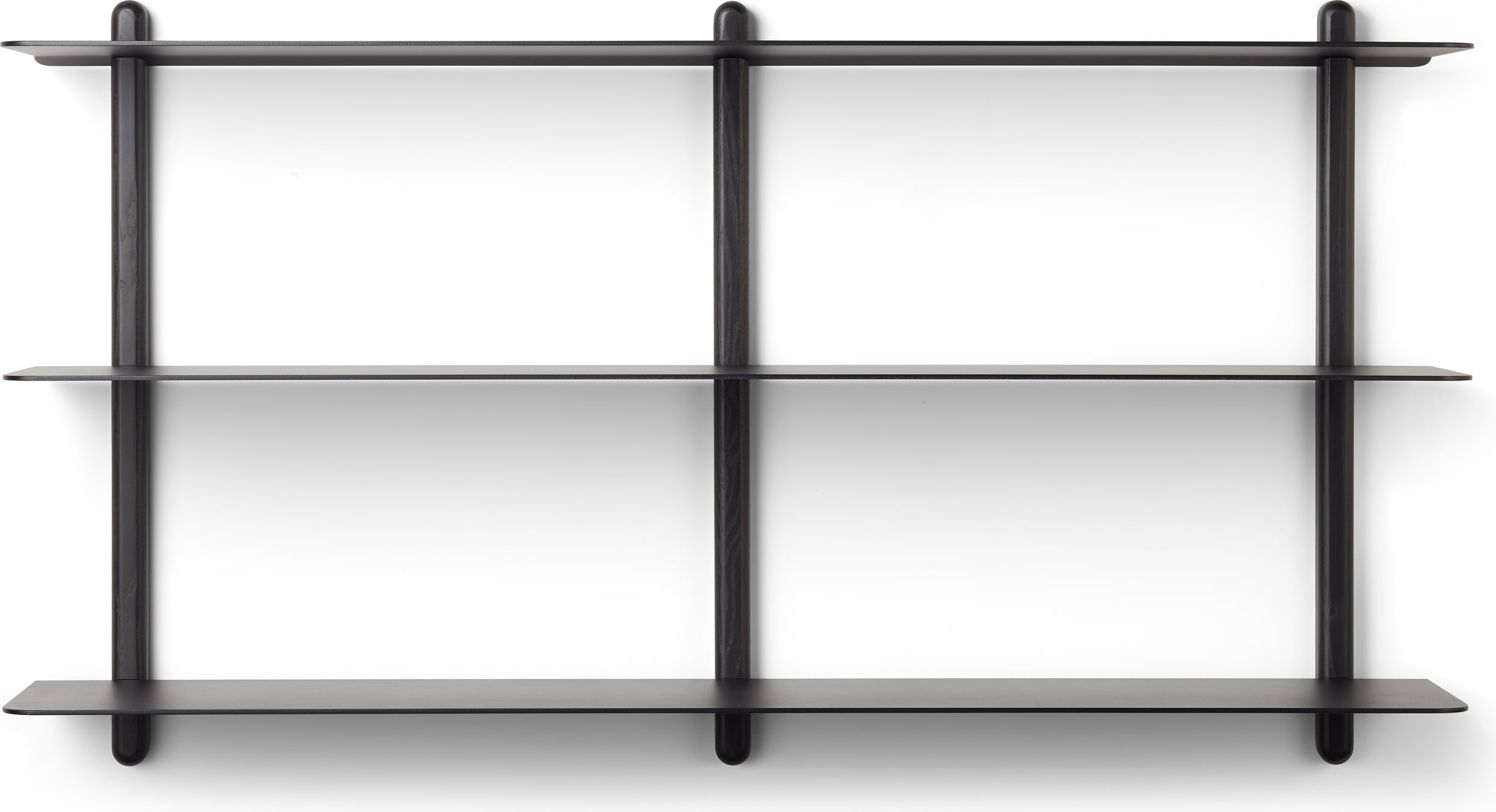 Nivo Large D Wandregal 65 cm schwarze Esche